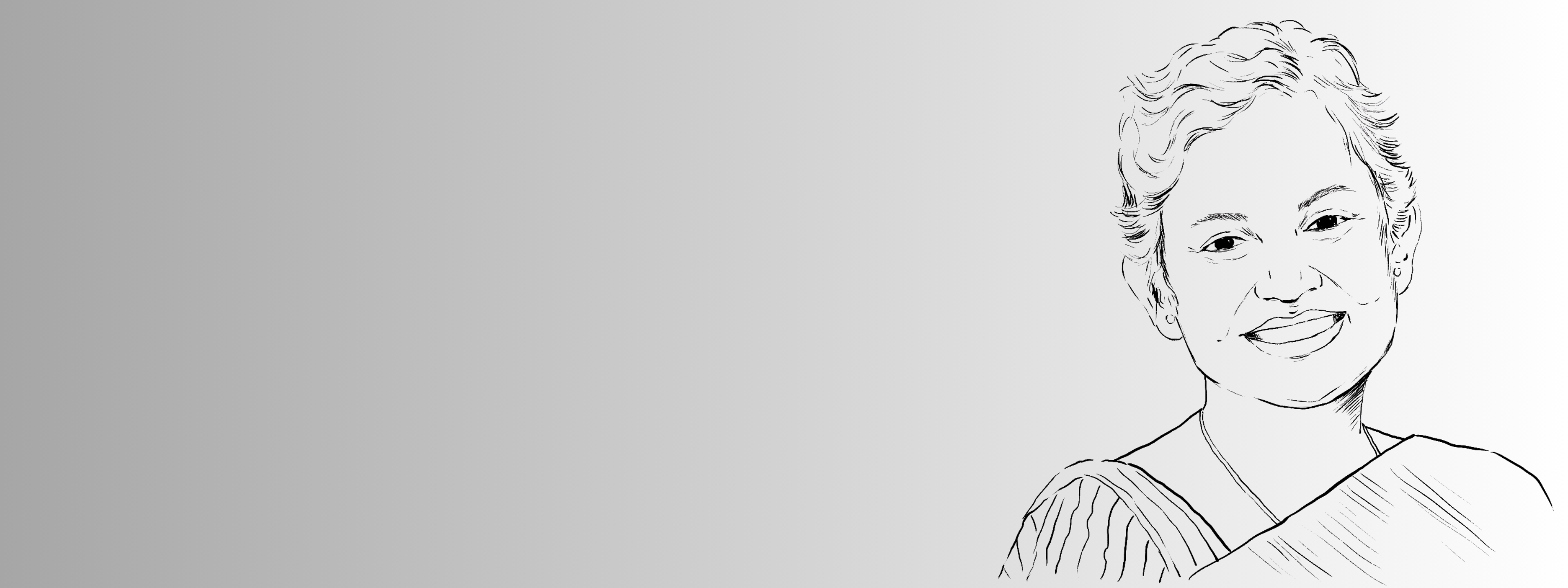 Line portrait of Sahana Ahmed